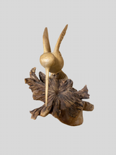 Load image into Gallery viewer, Hand-Carved Wooden Hummingbird on Driftwood