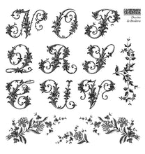 Load image into Gallery viewer, IOD 2026 Summer - DESSINS DE BRODERIE LABELS stamp