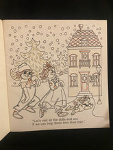 Load image into Gallery viewer, Raggedy Ann & Andy and The Santa Cookie Treat (1980) Paint with Water Book