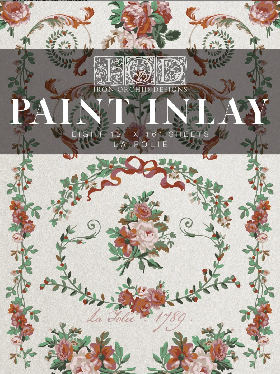 IOD Q3 2025 LA FOLIE IOD PAINT INLAY 12X16 PAD