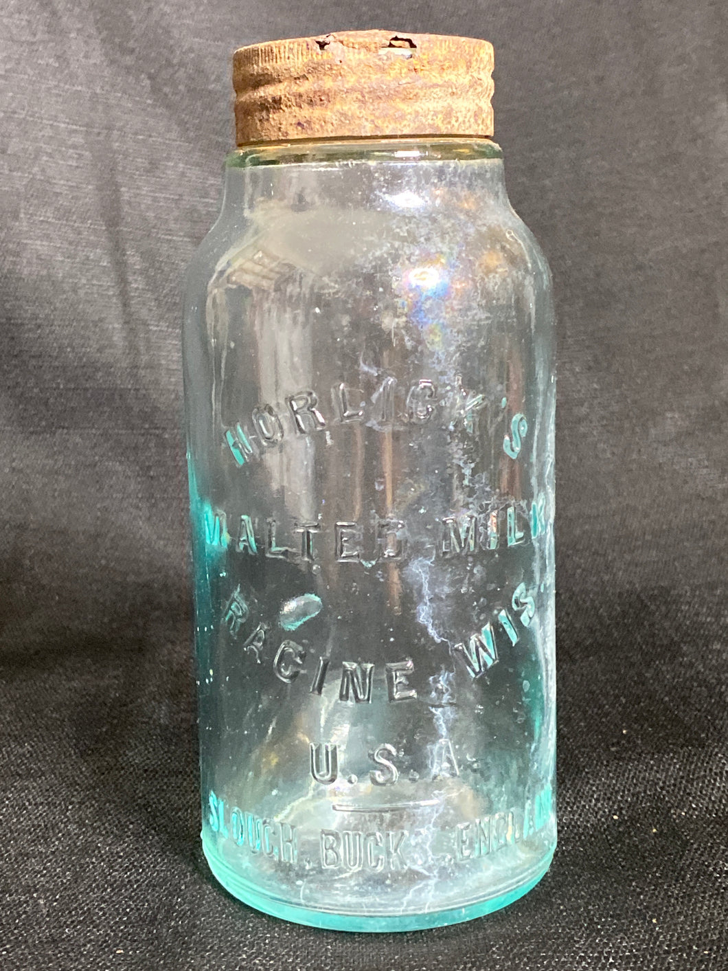 Vintage Horlick’s Malted Milk Bottle