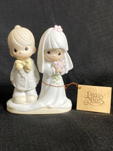 Load image into Gallery viewer, Precious Moments-Style Bride &amp; Groom Figurine
