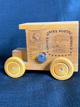 Load image into Gallery viewer, Wooden United States Postal Service mail truck
