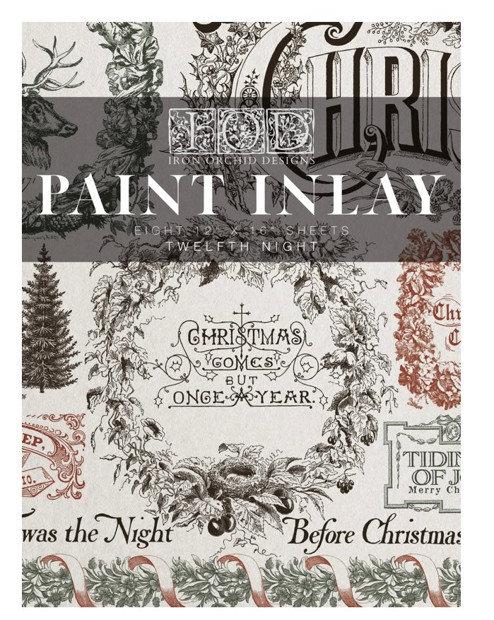 IOD Q3 2025 TWELFTH NIGHT IOD PAINT INLAY 12X16 PAD