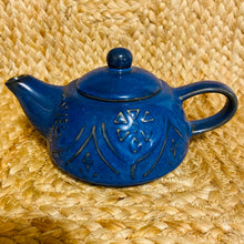 Load image into Gallery viewer, Pier 1 Stoneware &quot;Tea for One&quot; stackable set.
