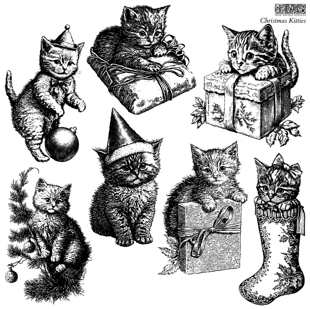 IOD Christmas Kitties