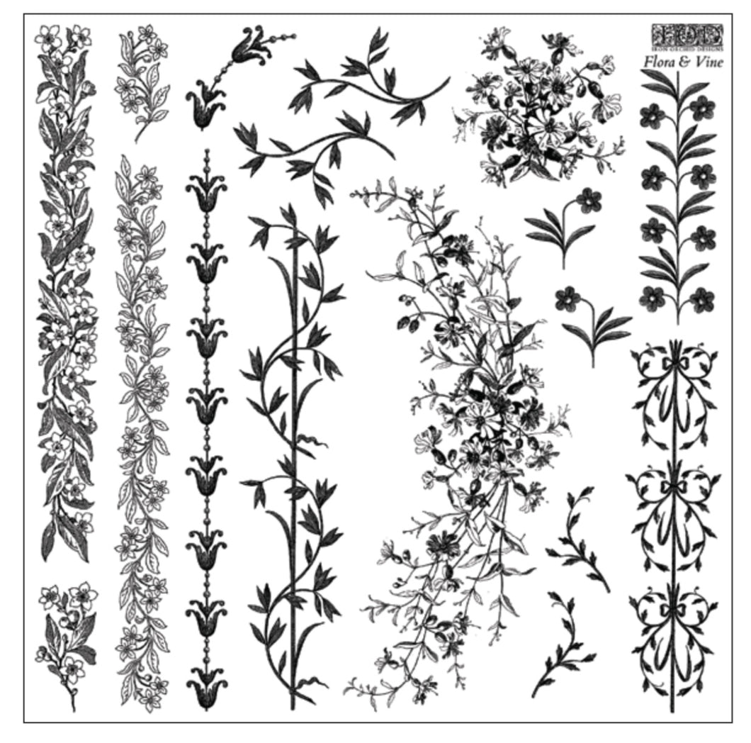 IOD Summer 2025 FLORA & VINE STAMP