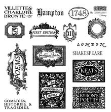 Load image into Gallery viewer, IOD 2026 Summer- THE CONNOISSEUR'S LIBRARY stamp set
