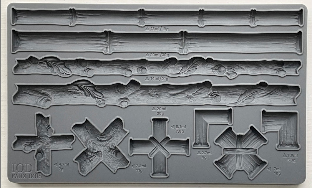 2024 IOD New Release Collection FAUX BOIS MOULD