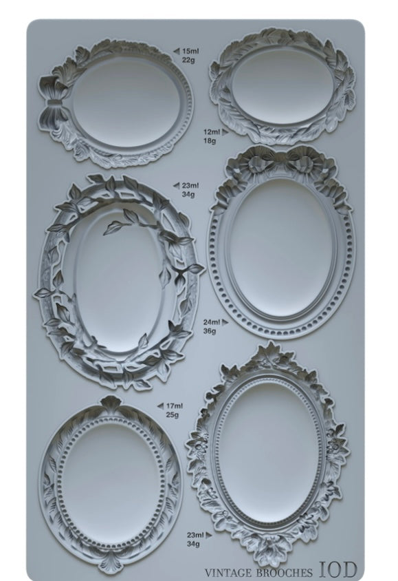 2025 Q1 VINTAGE BROOCHES 6X10 IOD MOULD