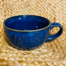 Load image into Gallery viewer, Pier 1 Stoneware &quot;Tea for One&quot; stackable set.
