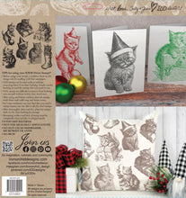 Load image into Gallery viewer, IOD Christmas Kitties
