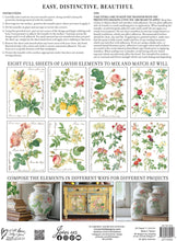 Load image into Gallery viewer, IOD Summer 2024 Rose Botanical transfer
