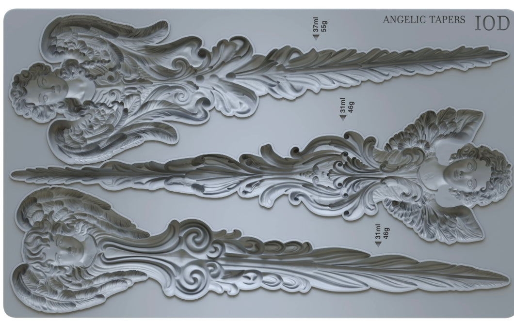 2024 IOD Holiday Collection ANGELIC TAPERS 6X10 IOD mould