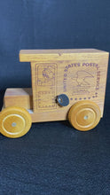Load and play video in Gallery viewer, Wooden United States Postal Service mail truck
