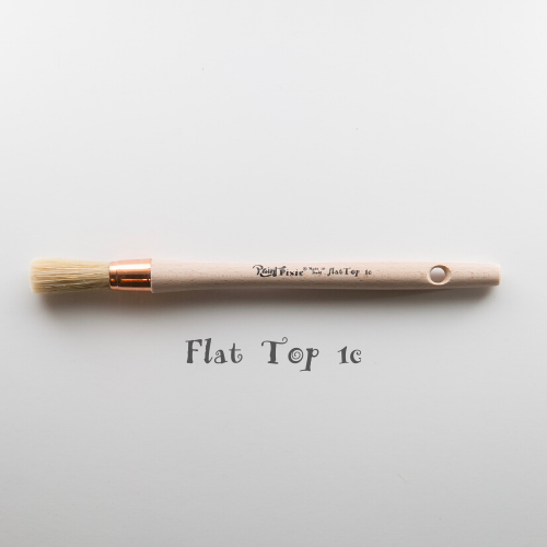 Paint Brush-1c FLAT TOP (size of a penny)