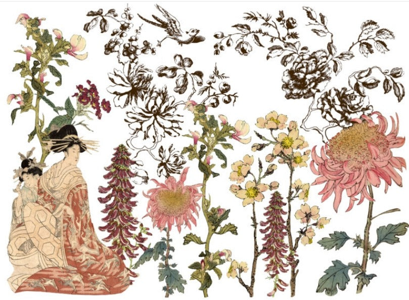 * Retired*  IOD JAPONICA 24×33 DECOR TRANSFER