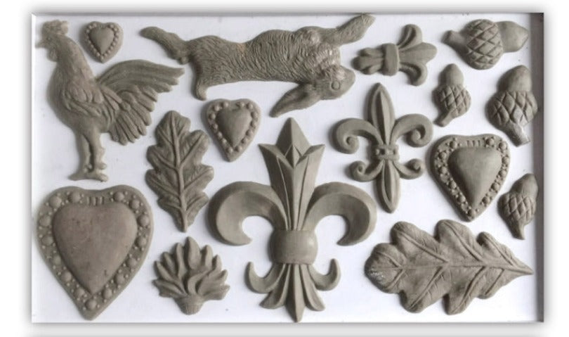 IOD FLEUR DE LIS 6×10 DECOR MOULDS