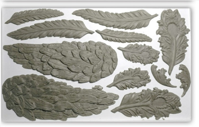 * Retired * WINGS AND FEATHERS 6×10 DECOR MOULDS