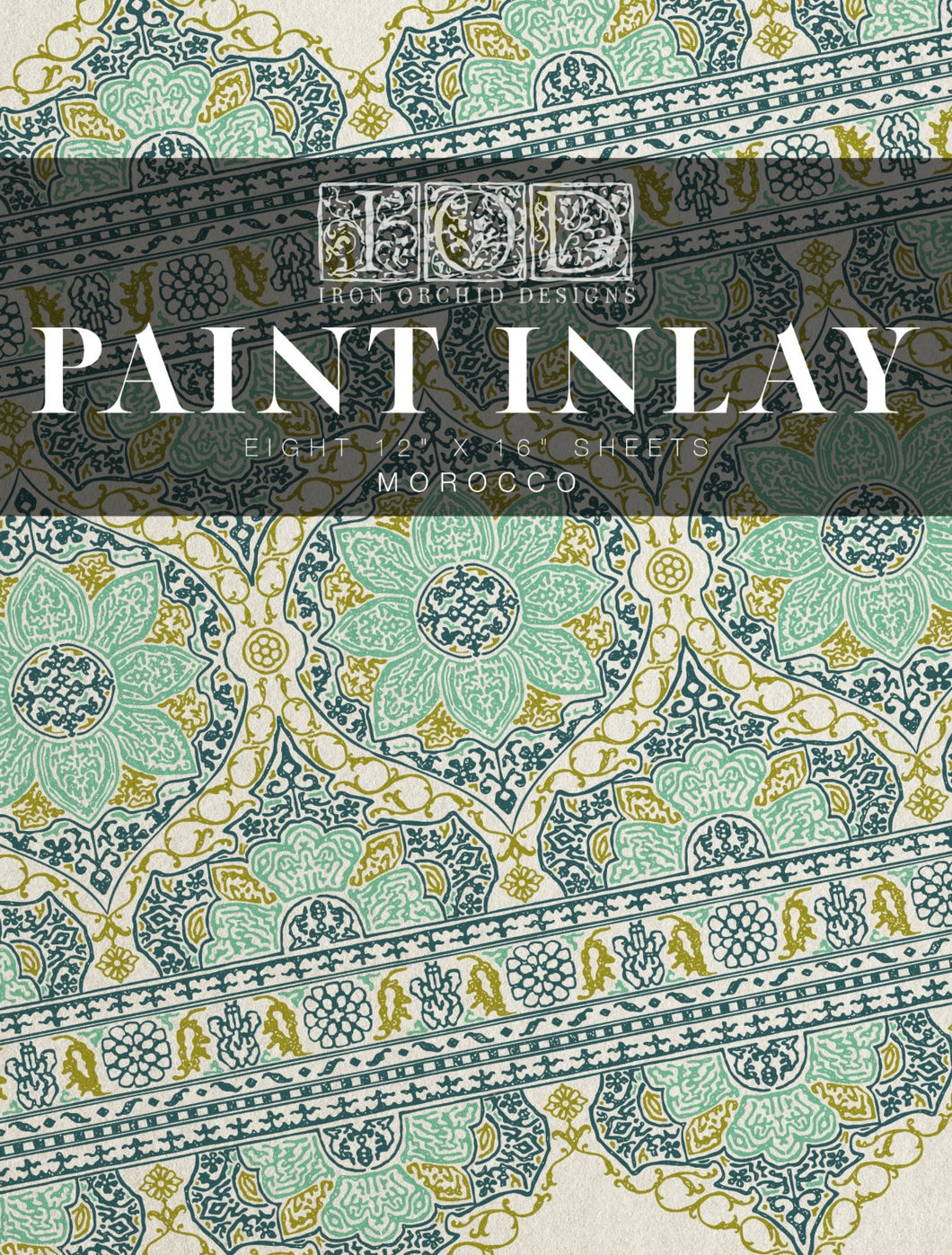 IOD Morocco Paint Inlay