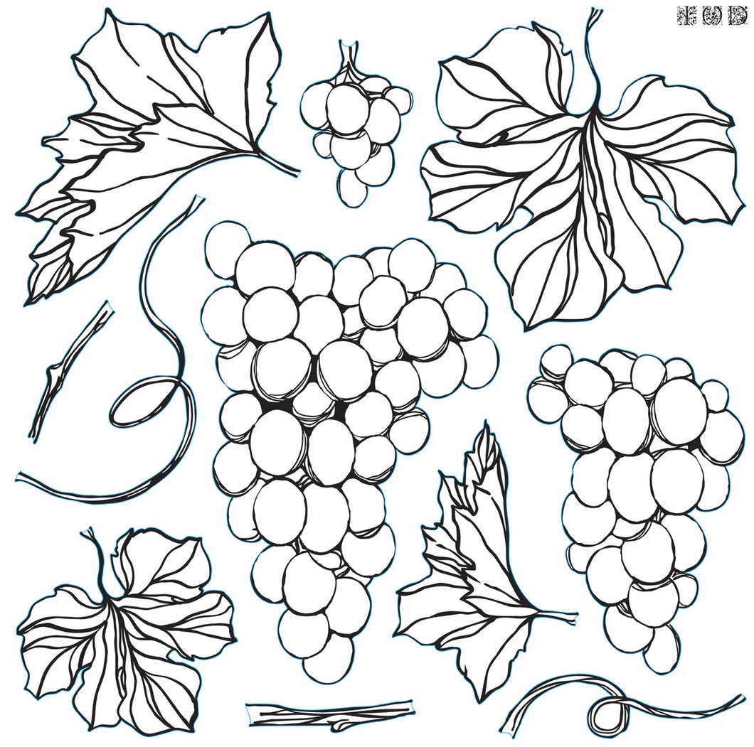 IOD GRAPES Stamp